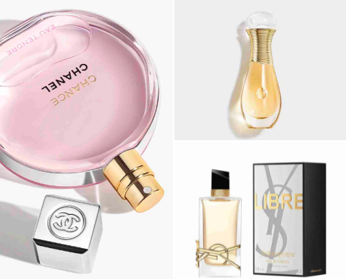 Timeless Luxe Fragrances cover photo collage