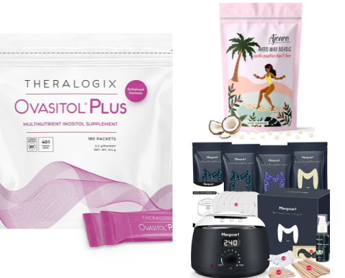 My holy grails for POTS and PCOS cover photo collage