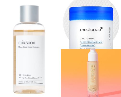 Body and skincare essentials for that glow up ✨️ cover photo collage