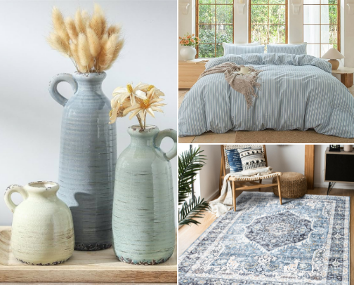 Home Decor for a Coastal Beachy Aesthetic cover photo collage