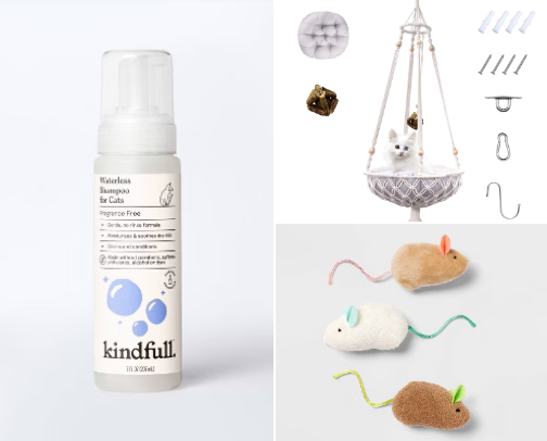 Things i’ve bought for my cat! cover photo collage