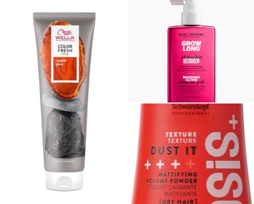 Hair products from amazon cover photo collage