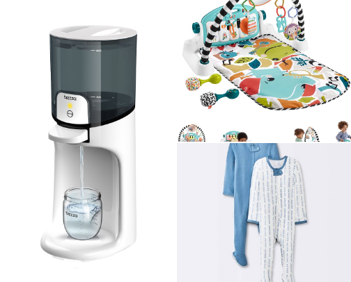 Must-Have Baby items cover photo collage