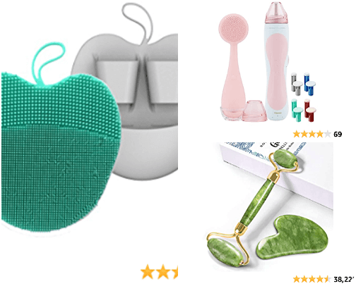 Skin care cover photo collage