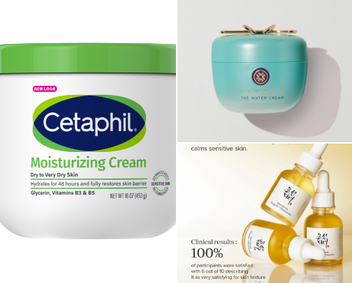 Skincare recs cover photo collage
