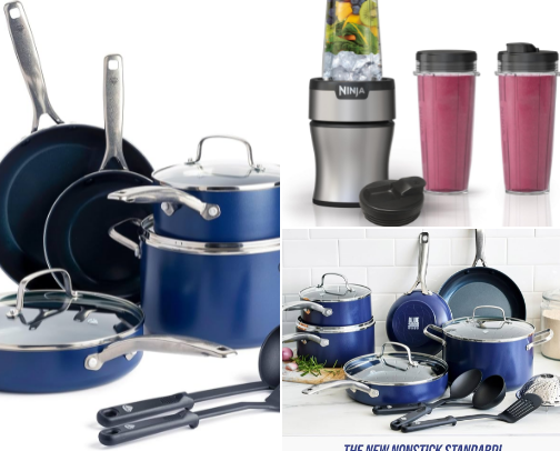 Healthy Kitchen Essentials & Healthy Cooking Tools cover photo collage