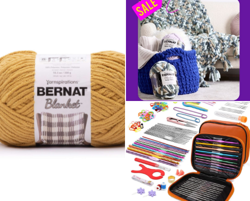 Crochet All Day cover photo collage