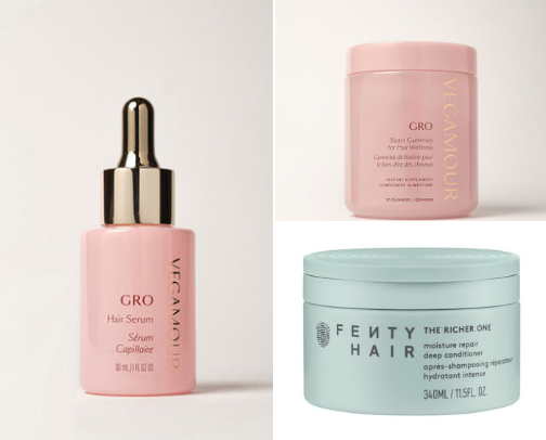 Postpartum Haircare and Beyond cover photo collage