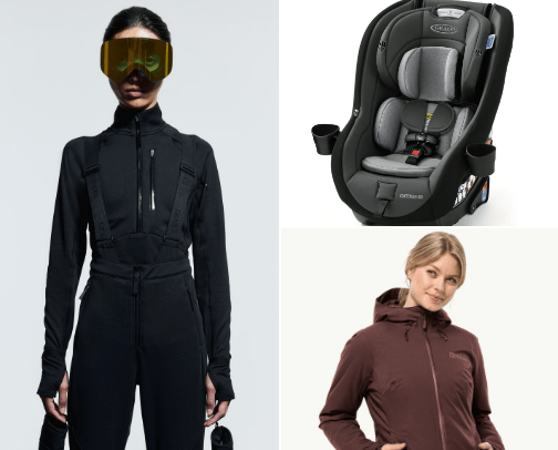 Winter gear cover photo collage