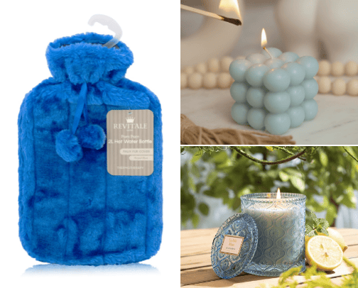 Blue Girl Wish List cover photo collage