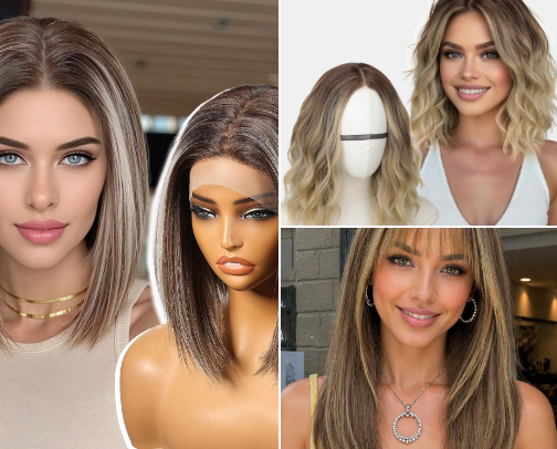 Wigs cover photo collage
