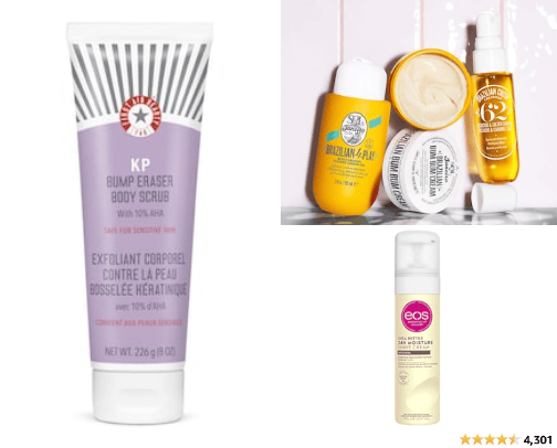 Body Products cover photo collage