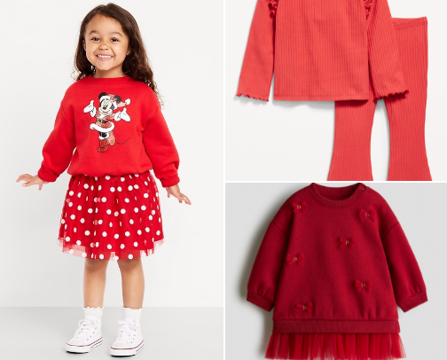 Toddler Girl Christmas Fashion cover photo collage