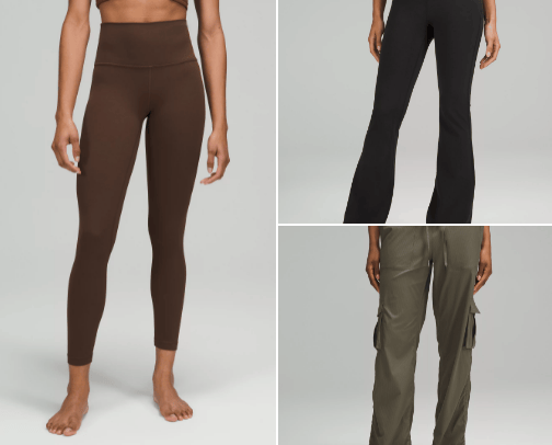 woman pants cover photo collage