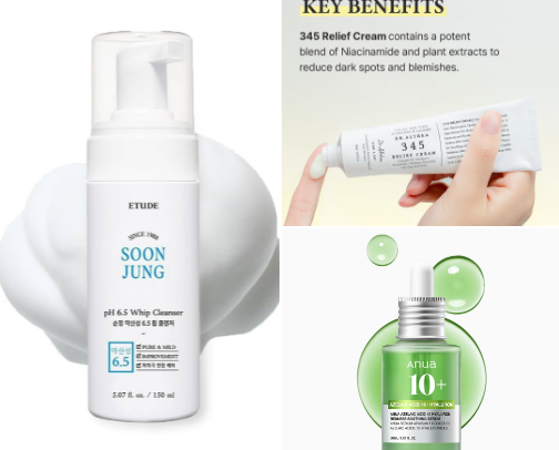 best korean skincare products ✨ cover photo collage
