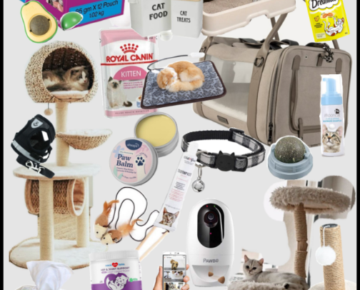 Cat mom survival kit cover photo collage