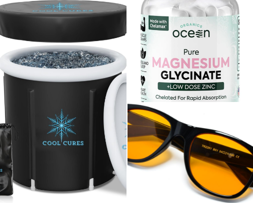 Biohacking tools I recommend for deep concentration, nervous system regulation, and high mental performance, cover photo collage