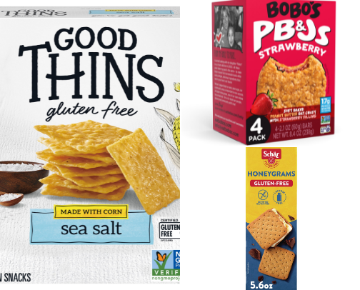 Amazing gluten free snacks cover photo collage