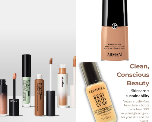 My favorite beauty recs cover photo collage