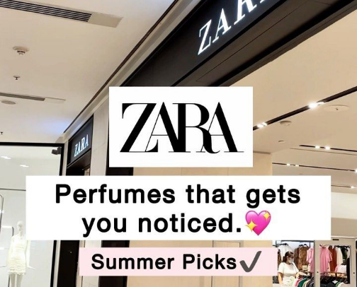 Zara Perfumes that gets you noticed. (Summer Picks) cover photo collage