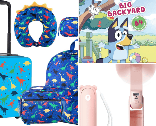 TRAVEL essentials for Kids cover photo collage
