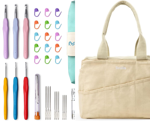 Beginner Crochet Essentials 🧶 cover photo collage