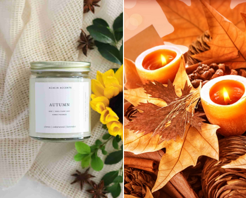 Best Essential Oil Fall Candles 2025: Cozy Autumn Scents for Home” cover photo collage