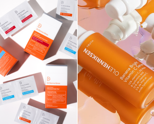 Lately her, Skincare cover photo collage