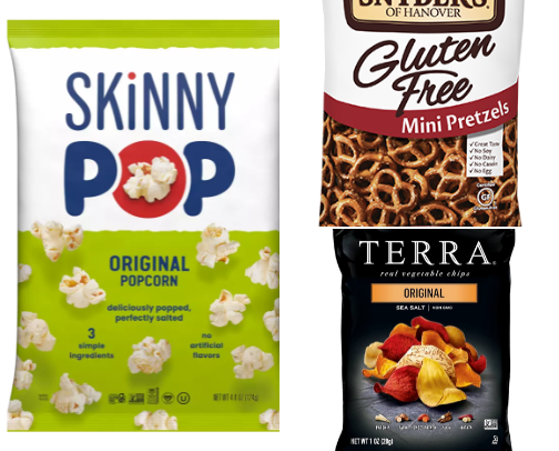 gluten free snacks! cover photo collage