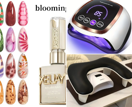 Temu Must-Haves: Nail Tools and Products at Amazing Prices cover photo collage