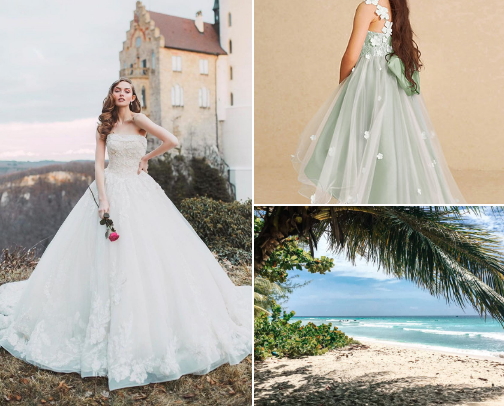 Taylor & Travis Are Getting Married! The Ultimate Wedding Playbook (Bridal Looks, Honeymoons, Guest Fits & Gifts) cover photo collage