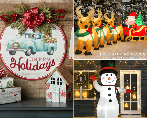 Holiday Decorating cover photo collage