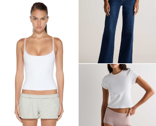 Petite clothing finds cover photo collage