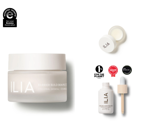 Ilia skincare💆 cover photo collage