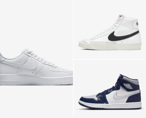 Sneakers for men Nike cover photo collage