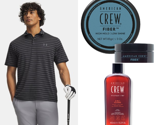 Men’s clothing, hygiene products and fun things for the man in your life. cover photo collage