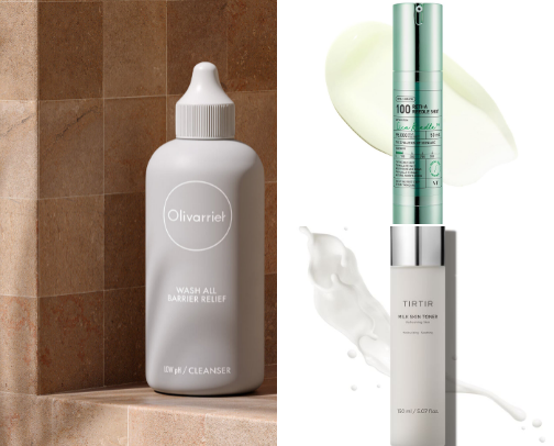 Face products cover photo collage