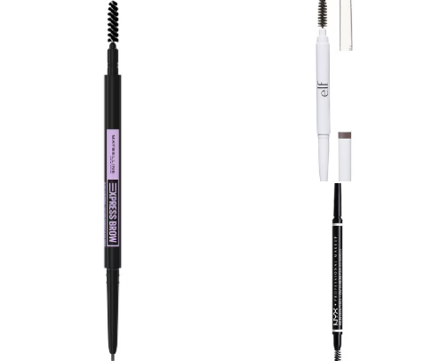 Brows and eye liners cover photo collage