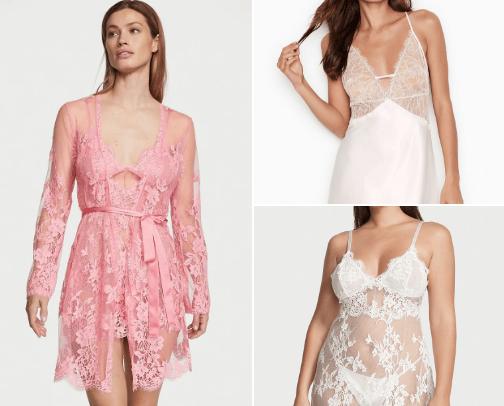 Lace and satin sexy slip cover photo collage