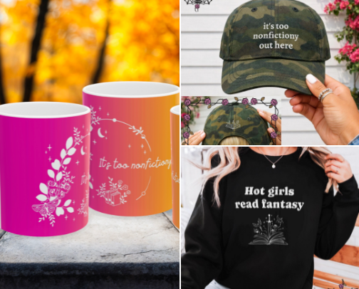 Unique Gifts for Book Lovers That Aren’t Books | from small businesses cover photo collage