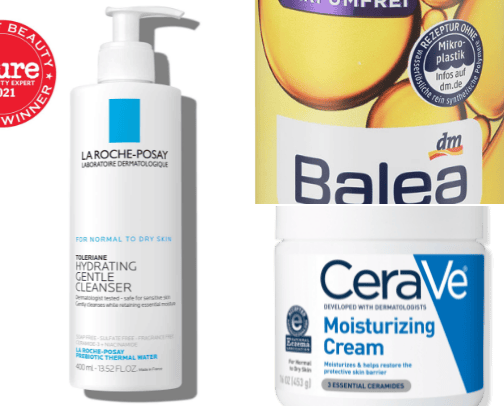My skin care routine cover photo collage