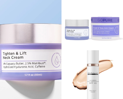 Anti Aging skincare cover photo collage