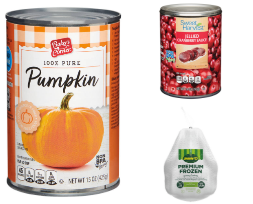 Aldi Thanksgiving Dinner $40 cover photo collage