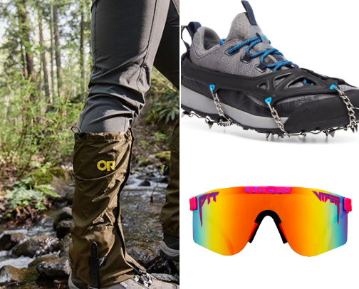 All the Hiking Gear you need to get started for every season! cover photo collage
