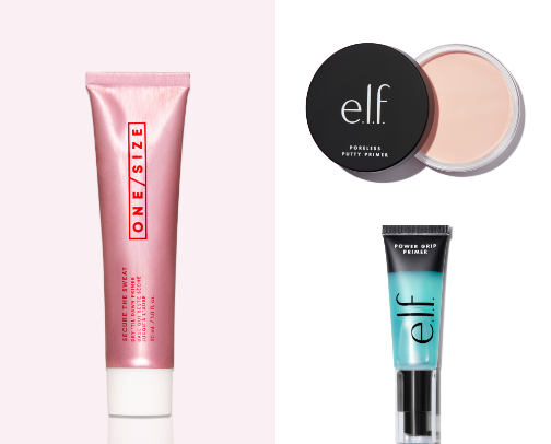 Makeup primers cover photo collage