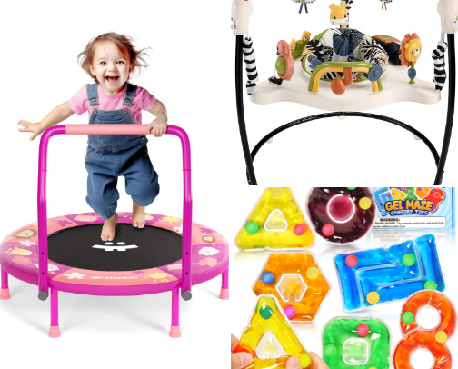 Sensory toys cover photo collage