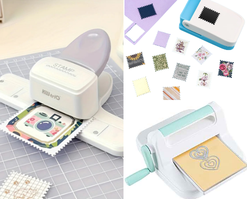 Paper crafting tools cover photo collage