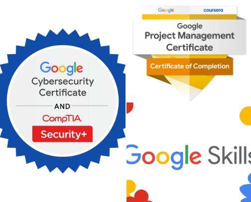 Google courses for work cover photo collage