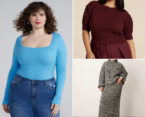Sweater Weather: Plus Size Edition cover photo collage