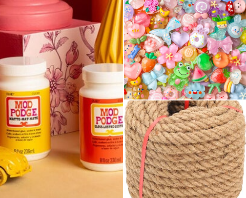 Craft supplies i can't live without. cover photo collage